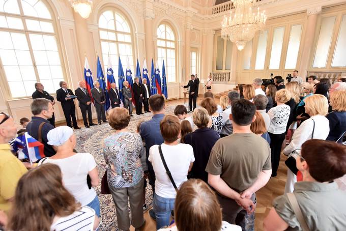Prireditev v Veliki dvorani Predsednike palae ob dnevu odprtih vrat